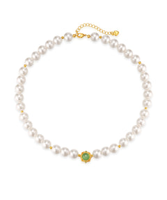 Floral Window Necklace for Owner